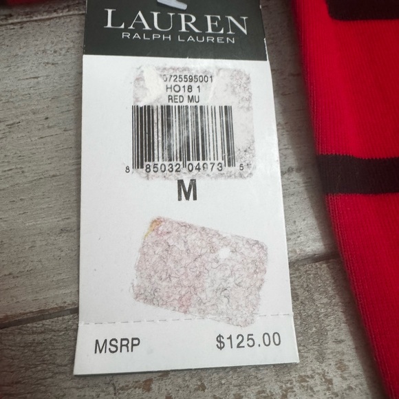 Ralph Lauren Bold Red and Blue Long Bell Sleeve Dress - Picture 7 of 10